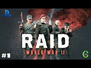 RAID: WORLD WAR II (PS4) - GAMEPLAY DOS PRIMEIROS MINUTOS - PARTE 1!