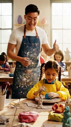 Clay School Day. #ClayClassroom #ClayKids #shorts