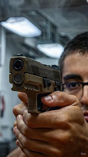 U.S. Navy Seaman Training on the Official Military Compact Sidearm SIG Sauer M18 Service Pistol