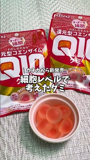 I tried Kaneka's new product, "Reduced Coenzyme Q10 Gummies"! ✨