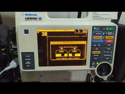 LIFEPAK 12 Hard Paddle Manual Defibrillation