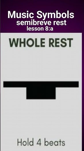 the semibreve rest Explained #fypシ #viralmusic #fypシ゚viral #quotes #pianist