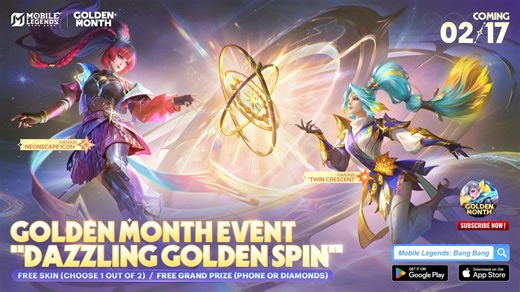 ဟိတ်.... အကြီးကြီးလာနေပြီနော်! လက်ဆောင်တွေလည်းယူရတော့မယ်။ အားလုံးအဆင်သင့်ပဲလားဗျို့။ #MLBBGoldenMonth #MLBB #MobileLegendsBangBang #GetItFree #MakeYourGoldenMoment | Mobile Legends: Bang Bang - MM