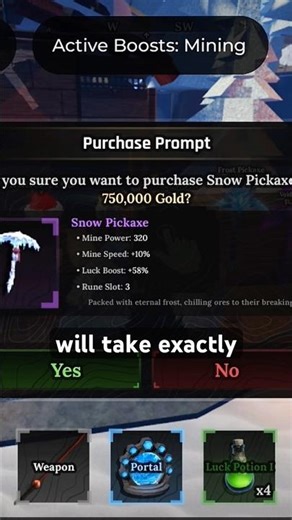 Mini pickaxe guide in the new update Roblox the forge#shorts #roblox