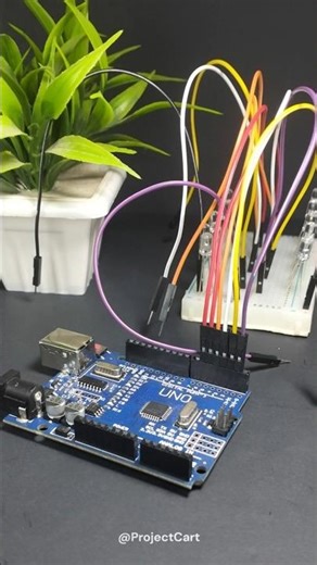 LED-MATRIX WITH 10 LEDs | Easy Electronics Project #arduino #engineering #diy