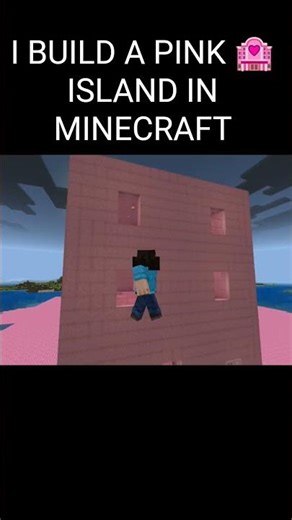 Soft Pink Island Build 💗 Minecraft Aesthetic