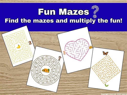 Maze Activity Pages 50 Printable Puzzle Sheets Kindergarten Preschool Logic Games Brain Teasers - Etsy