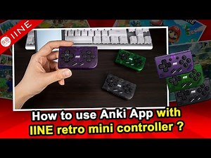 How to use Anki App with IINE retro mini controller? 📚🎮