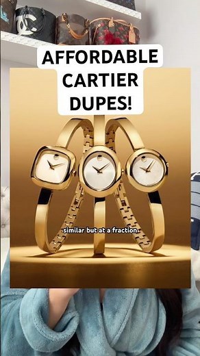 AFFORDABLE CARTIER DUPES YOU NEED TO SEE! CARTIER BAIGNOIRE WATCH & TRINITY RING ALTERNATIVES