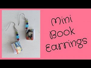 Book Earrings DIY Tutorial feat Patricia Srigley, artist & author