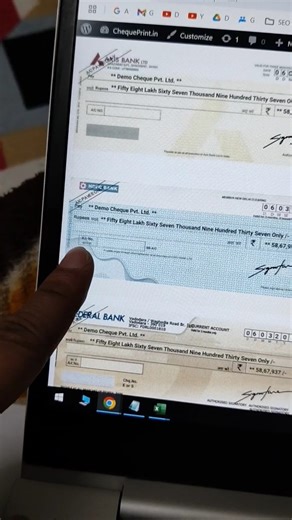 3.4K views | ️ Printing cheques just got smarter! With MoneyFlex Cheque Printing Software, you can print any bank cheque in just one click  #SmartOfficeTools #ChequePrinting #DigitalWorkflow #SBI #HDFC #ICICI #AxisBank #PNB #YesBank #CanaraBank | Business Excel | Facebook