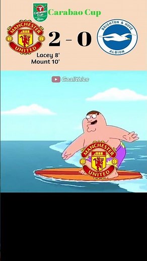 Manchester United vs Brighton Highlights | Carabao Cup