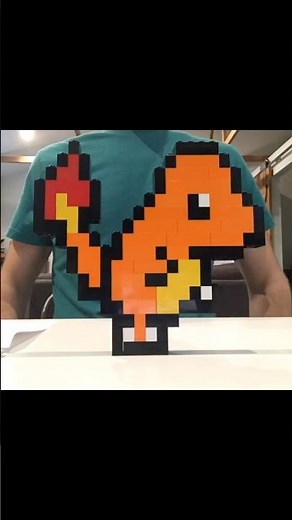 FAST MOTION BUILD OF LEGO CHARMANDER