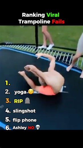 Ranking Viral Trampoline Fails 💀💀