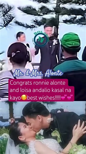 Ronnie Alonte at loisa andalio wedding Best wishes mr. & mrs.Alonte #ronniealonte #loisaandalio