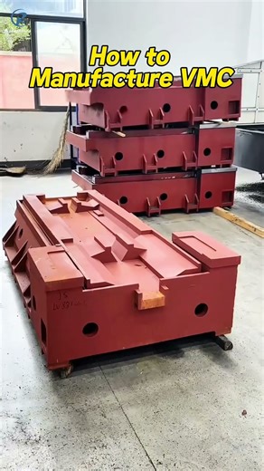 How to manufacture a vertical cnc machine, please see the video#CNC machining#Manufacturing