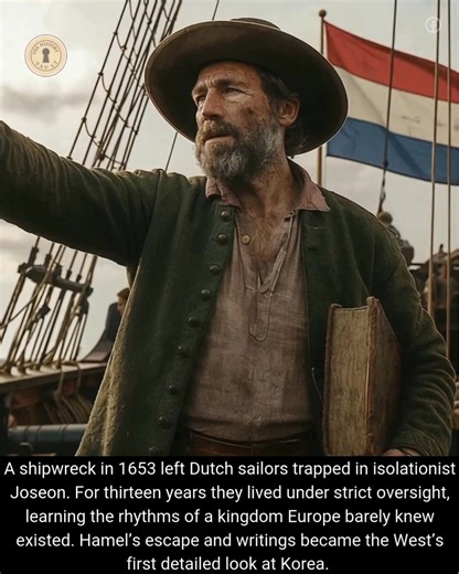 In 1653 a Dutch ship fought its way through rough waters and lost. Hendrick Hamel and thirty five other men washed ashore in a kingdom they did not recognize. The coastline belonged to Joseon, the Korea of the seventeenth century, a place that guarded its borders with a seriousness most outsiders never understood. What began as a shipwreck became a story that shaped how Europe first learned about this isolated kingdom. Joseon followed strict policies that kept foreigners from leaving. The Dutch 