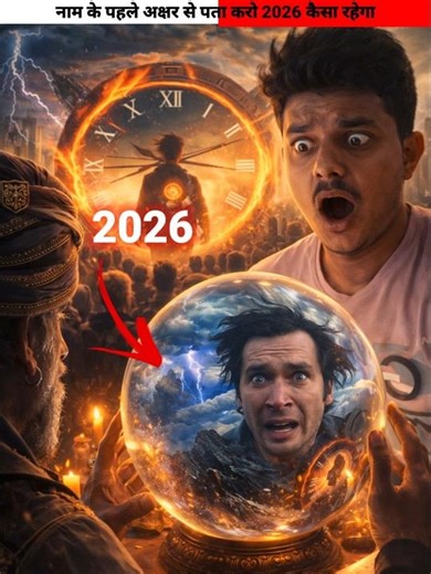 नाम के पहले अक्षर से पता करो 2026 कैसा रहेगा #viral