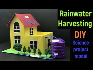 Rainwater harvesting project - rainwater harvesting system - science project model - diyas funplay