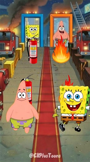 Firefighters Super Epic SpongeBob vs Patrick Star