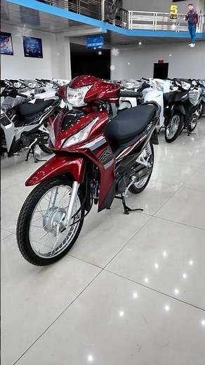 Honda Wave RSX 110 FI 2026 in a stunning new burgundy red color #top5 #waversx2026 #rsx1102026 #h...