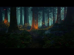 Enchanted Forest ✨🧚🏻‍♂️ | Rainy Evening – 4K, REMASTERED Fantasy Music & Ambience