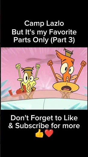 Camp Lazlo, But it's my Favorite Parts Only (Part 3) #camplazlo #moments #shorts #cartoon