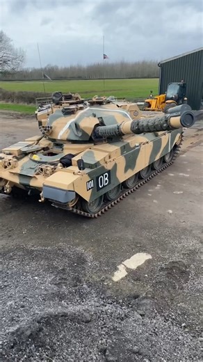 Driving a Chieftain tank!