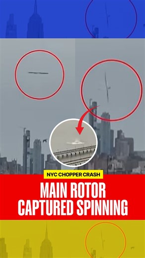 A viral cell phone video from Jersey City captured the chilling moment a sightseeing helicopter plunged into the Hudson River, with its main rotor seen spinning as it fell. The crash killed six people, including a family of five from Spain and the pilot, turning a scenic tour into a tragic disaster . . . #NewYork | #jerseycity | #hudsonriver | #RepublicWorld | Republic