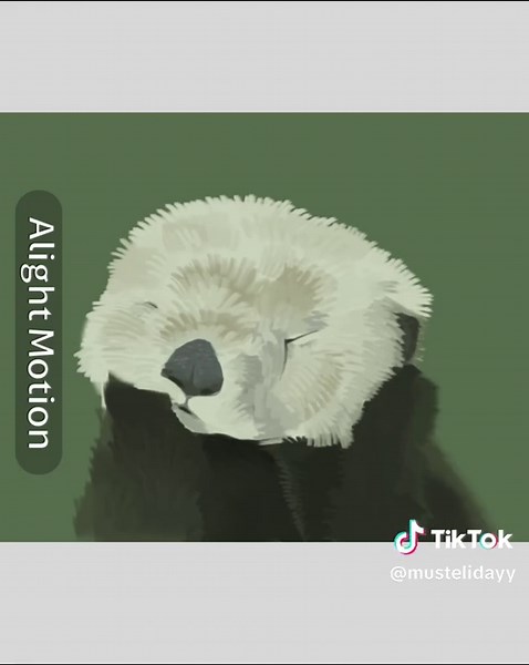 Sea Otter Painting Study: A Digital Art Journey