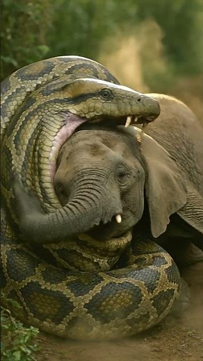 Python vs Porcupine 😱 Shocking Twist! #Shorts #ViralShorts #PythonVsPorcupine #WildlifeBattle