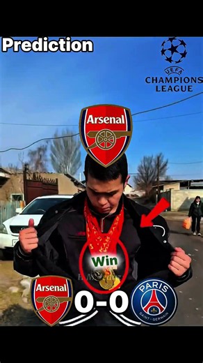 PSG VS ARSENAL In Champions League Final Match Prediction 🥶☠️