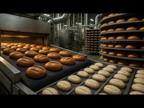 How Bread Is Made — Amazing Industrial Process in Giant Bakeries