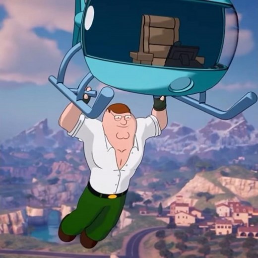 HOLY CRAP IM IN FORTNITE!! #petergriffin #fortnite #memes #familyguy