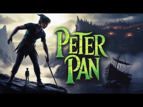 Peter Pan’s Shadow | Dark Fairytale Sleep Story | Sleep Story with Rain & Black Screen