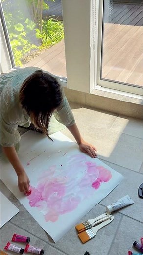 #アートのある暮らし #アート動画 #art #作品制作 #アクリル絵の具