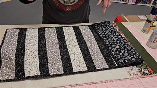 82K views · 904 reactions | Self-quilting Table Runner | Patchwork Fabric Shop, Dexter, MO - new | Facebook