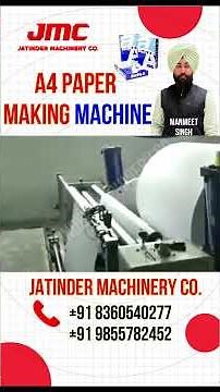 Fully Automatic A4 PAPER CUTTING MACHINE Price In India | A4 Copier Paper Manufacturing in India