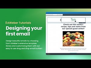 Creating an Email in AWeber