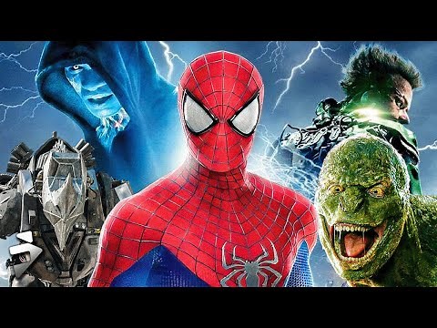 Iconic Villains of Andrew Garfield’s Spider-Man | The Lizard, Electro, Green Goblin, Rhino