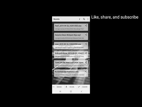 Wave Editor: How To Record