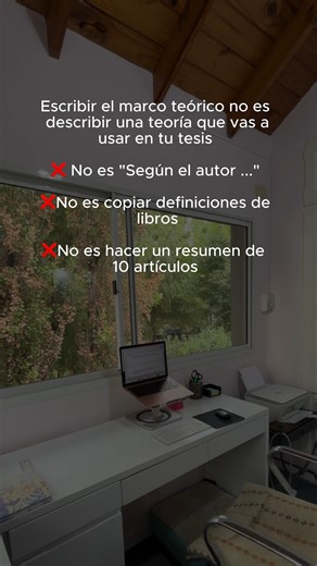 Coach académica | Tesis de posgrado | Doctorado on Instagram: "El marco teórico no es copiar y pegar teorías En pocas palabras y para que se entienda, el marco teórico es el conjunto de teorías, enfoques y estudios previos que sirven de base para sostener toda tu investigación. Su función es demostrar que tu trabajo tiene un respaldo científico sólido y situarlo dentro de lo que ya se sabe sobre el tema. Un buen marco teórico requiere análisis y síntesis. Estas son tres formas de construir tu ma