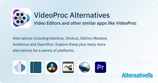 VideoProc Alternatives: Top 12 Video Editors & Similar Apps