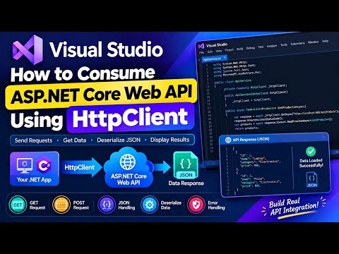 How to Consume ASP.NET Core Web API Using HttpClient in Visual Studio