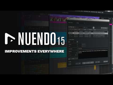 Additional Improvements | New Features in Nuendo 15