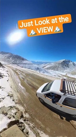 VIEW DEKHO BHAI LOGO #snowdrive #cinematicreels #360camera #himalayanroads #view #travel #reelsindia