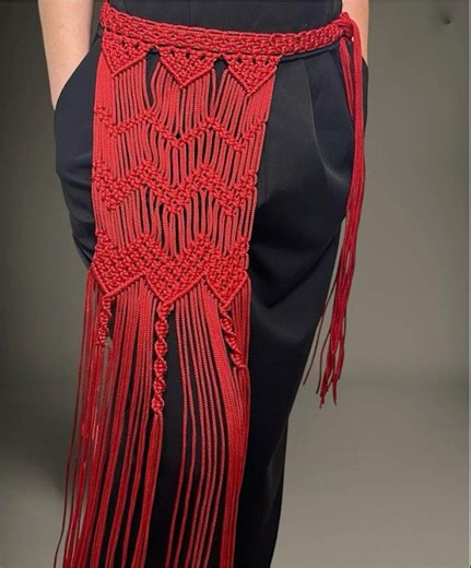 DIY Belt Macrame Tutorial