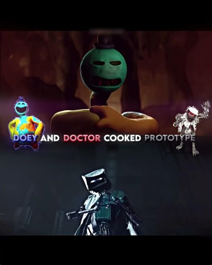Doey and Doctor Cooked Prototype ☠️🔥 || #shorts #poppyplaytime #viral #fyp