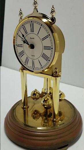 Vintage Kundo Quartz Anniversary Clock Made In Germany