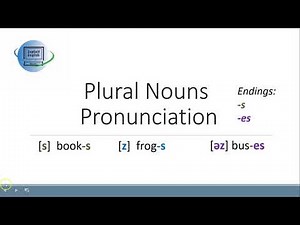 (ESL): Plural Nouns Pronunciation [-s/-es]